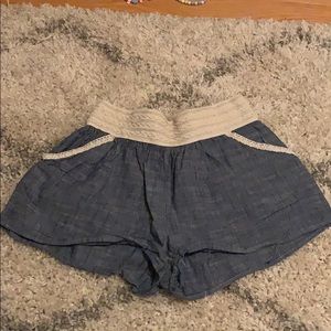 Chambray Shorts